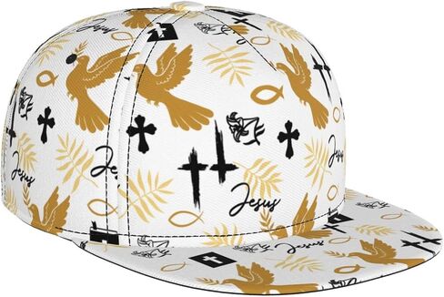 Jesus Baseball Cap for Men Adjustable Flat Bill Brim Cap for Travel Hiking and Outdoor Sports in Saudi Arabia