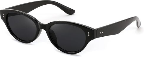 FEISEDY Retro Oval Cat Eye Sunglasses for Women, 90s Small Chic Lightweight Shades Trendy Sunnies, UV400 Protection B0419 in Kuwait