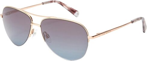 نظارات شمسية نسائية من Ted Baker TWS318، نصف حافة، حماية من الأشعة فوق البنفسجية 400، 57 ملم in Kuwait
