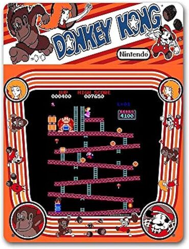 Metal Tin Signs Donkey - Kong Arcade Sign Shop Game Room Man Cave Wall Decor Art Decoration in Saudi Arabia