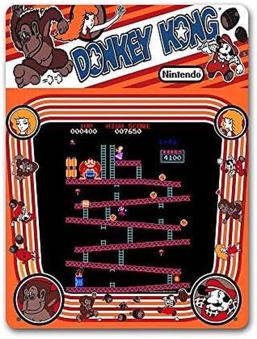 Metal Tin Signs Donkey - Kong Arcade Sign Shop Game Room Man Cave Wall Decor Art Decoration in Saudi Arabia