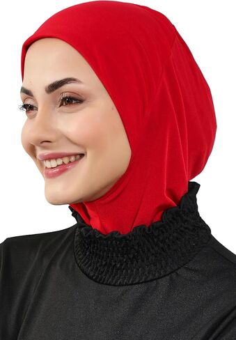 Aisha's Design Quick-Dry Swim-Friendly Turban Bonnet for Women, Modest Swim Hijab for Pool & Everyday Use in Saudi Arabia