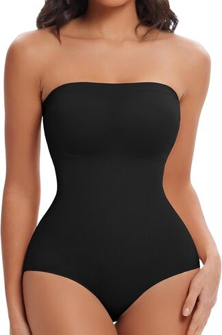 SIMIYA Tummy Control Waist Trainer Strapless Shapewear Bodysuit in Saudi Arabia