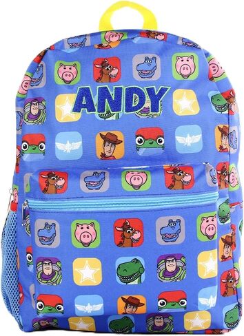 KishKesh Personalized Toy Story Backpack for Kids – Custom Name 16 Inch School Bag for Boys & Girls, Lightweight Bookbag with Premium Embroidery & Front Pocket in Saudi Arabia
