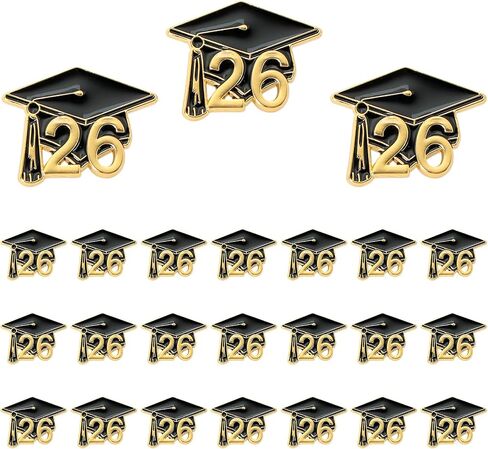 24 Cap Pins Class Of 2026 Commemorative Pieces Ideal Souvenirs For Graduation Events And Celebrations in Saudi Arabia