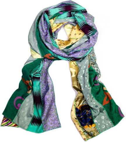 The Medley Sari Silk Scarf in Kuwait