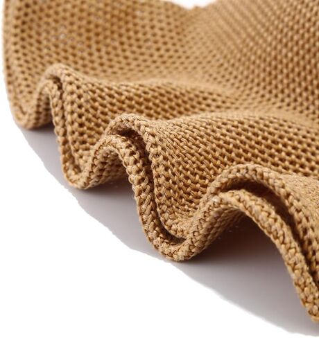 Women's French Crochet Sun Hat Floppy-Brim Straw-Bonnet-Cap Ponytail-Beach-Hats Hook-Loop-Fastener in Kuwait