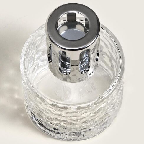 Maison Berger Mirage Lampe Berger Starter Set, Clear, Festive Fir | Decorative Catalytic Lamp, Air Pur System, Includes 250ml Festive Fir Refill, Woody Pine Scent, Flameless, Made in France in Kuwait