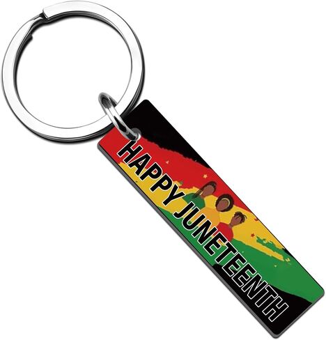 Juneteenth Gifts for Teen Boys Juneteenth Day Party Favors Freedom Gifts for Women Men Cool Keychain Happy Black Freedom Independence Day Gift Ideas for Male Female in Saudi Arabia