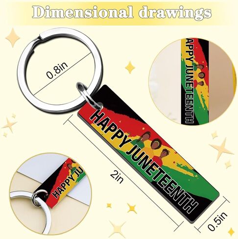 Juneteenth Gifts for Teen Boys Juneteenth Day Party Favors Freedom Gifts for Women Men Cool Keychain Happy Black Freedom Independence Day Gift Ideas for Male Female in Saudi Arabia