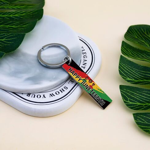 Juneteenth Gifts for Teen Boys Juneteenth Day Party Favors Freedom Gifts for Women Men Cool Keychain Happy Black Freedom Independence Day Gift Ideas for Male Female in Saudi Arabia
