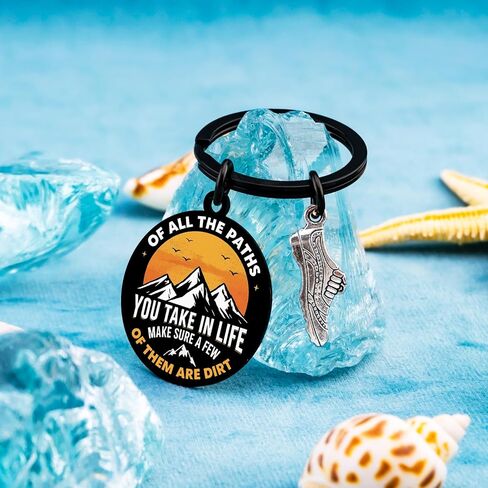 Hiking Gifts for Women Men Hiking Essentials Cool Gifts for Outdoorsy Hikings Accessories for Men Women Funny Gift for Hikers Suitable for Hikings Bags Car Keys Wallets Backpacks in Kuwait