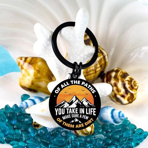 Hiking Gifts for Women Men Hiking Essentials Cool Gifts for Outdoorsy Hikings Accessories for Men Women Funny Gift for Hikers Suitable for Hikings Bags Car Keys Wallets Backpacks in Kuwait