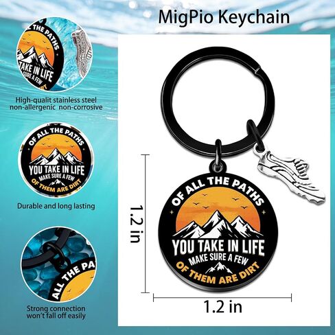Hiking Gifts for Women Men Hiking Essentials Cool Gifts for Outdoorsy Hikings Accessories for Men Women Funny Gift for Hikers Suitable for Hikings Bags Car Keys Wallets Backpacks in Kuwait
