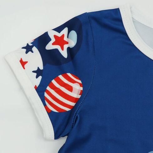 Boys American Flag Shirt Kids 4th of July Outfit Independence Day T-Shirt Toddler Patriotic Tee Top 2-7T in Saudi Arabia