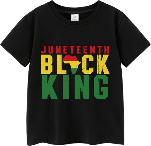 Toddler Juneteenth Shirt for Kids Boys Girls 1865 June 19th Black History T-Shirt in Saudi Arabia