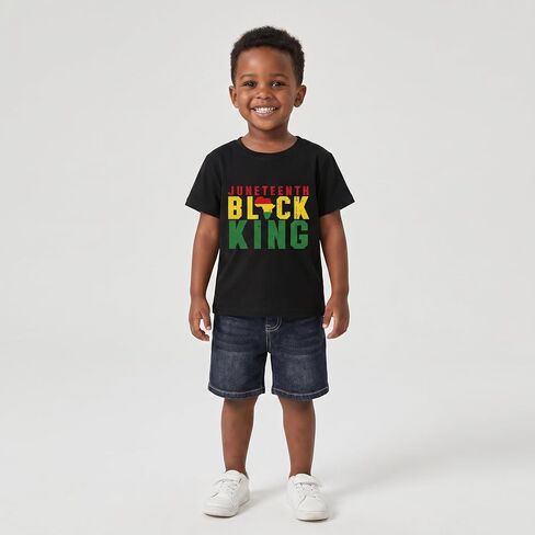 Toddler Juneteenth Shirt for Kids Boys Girls 1865 June 19th Black History T-Shirt in Saudi Arabia