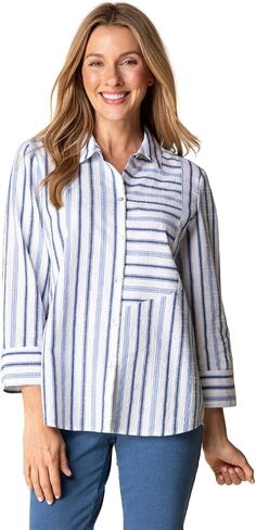 Habitat Women's Hampton Stripe Monntauk Shirt - 11723 in Saudi Arabia