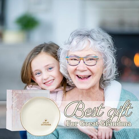 InnoBeta Great Grandma Gifts for Women, Ceramic Jewelry Tray Decorative Trinket Dish for Rings Earring in Saudi Arabia