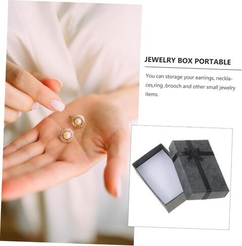 FOMIYES 6pcs Bowknot Wrapping Box Small Jewelry Packing Box for Earrings Bracelets for Birthdays Anniversaries Valentine Day Color in Kuwait