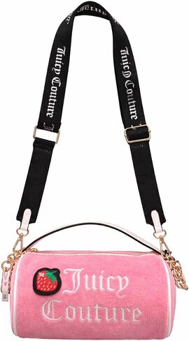 Juicy Couture Sweet n Juicy Apple Mini Barrel Crossbody Bag, 10" W x 4" H x 5" D in Kuwait