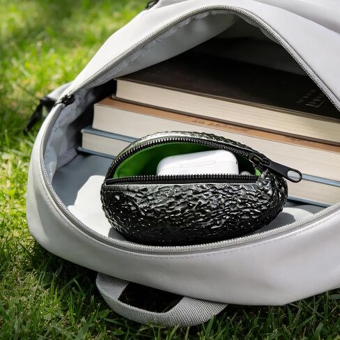 Avocado Coin Purse Pouch, Novelty Portable Purse Wallets with Zipper, Avocado Funny Gifts Wristlet Wallets for Lover Women Kids Friend in Kuwait