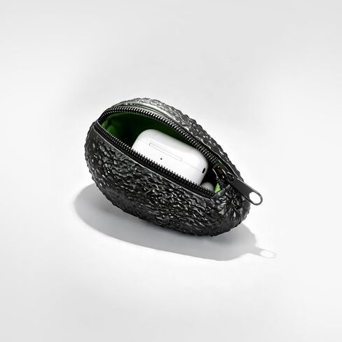 Avocado Coin Purse Pouch, Novelty Portable Purse Wallets with Zipper, Avocado Funny Gifts Wristlet Wallets for Lover Women Kids Friend in Kuwait