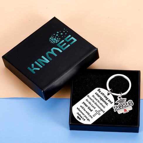 KINMES 2026 Senior High School Graduation Keychain Gifts for Teenage Friend, Class of 2026 Grad Gift for Him Her Inspirational Christian Graduation Decoration for 5th 8th College Boys Girls in Saudi Arabia