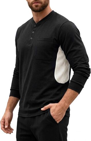 FR Shirts for Men Mesh Vents Summer Vented Long Sleeve Flame Resistant Shirt 5.5oz Lightweight Breathable Welding Shirts in Saudi Arabia