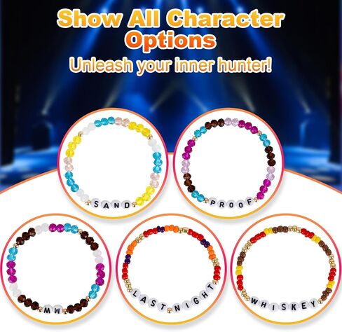 for merch Inspired Bracelets Concert Outfit Album vinyl Poster Shirt 5 Sets Stackable Stretch Friendship Bracelets Merchandise Jewelry Birthday Gifts for Fans Women in Saudi Arabia