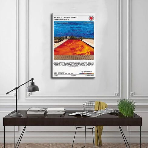 HMXAORZIZ Red Hot Chili Peppers Californication Canvas Poster Wall Decorative Art Painting Living Room Bedroom Decoration Gift Style8 L X 12" W in Kuwait