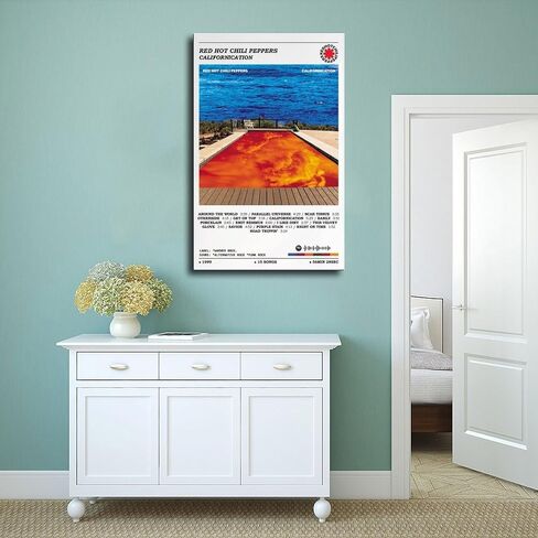 HMXAORZIZ Red Hot Chili Peppers Californication Canvas Poster Wall Decorative Art Painting Living Room Bedroom Decoration Gift Style8 L X 12" W in Kuwait
