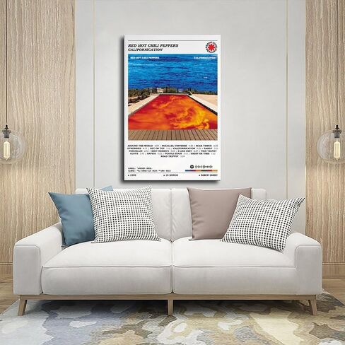 HMXAORZIZ Red Hot Chili Peppers Californication Canvas Poster Wall Decorative Art Painting Living Room Bedroom Decoration Gift Style8 L X 12" W in Kuwait