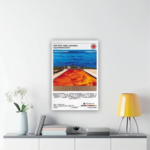 HMXAORZIZ Red Hot Chili Peppers Californication Canvas Poster Wall Decorative Art Painting Living Room Bedroom Decoration Gift Style8 L X 12" W in Kuwait