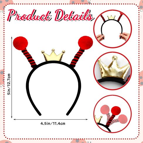 10 PCS Women Ladybug Costume Accessories - Ladybug Headbands Glasses Striped Gloves Tights Tutu for Halloween World Book Week Dress up in Saudi Arabia