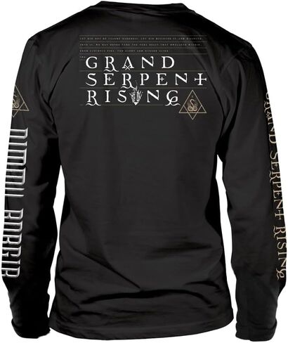 Dimmu Borgir Men's Grand Serpent Rising Long Sleeve T-Shirt Black | Officially Licensed Merchandise in Kuwait
