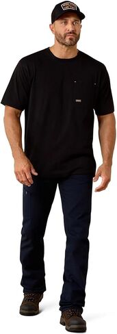 ARIAT Men's Rebar Workman Graveyard T-Shirt Black in Kuwait