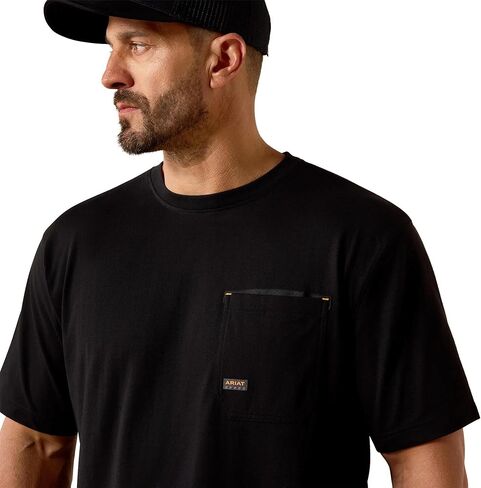 ARIAT Men's Rebar Workman Graveyard T-Shirt Black in Kuwait