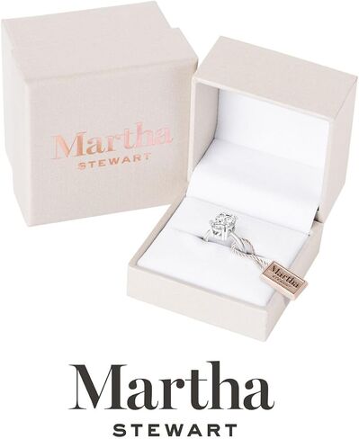 Martha Stewart 3 Carat Oval Shape Lab Grown Diamond Solitaire Engagement Ring In Sterling Silver in Kuwait