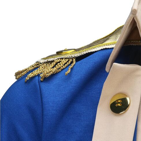 PARTYEVER Mens Colonial Costume Republican Governor Washington Cosplay Outfits Halloween Historical President Uniforms in Saudi Arabia