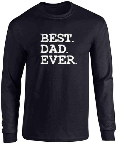 Pop Threads Best Dad Ever Gift for Dad Gift Present Graphic Tee T-Shirt for Men in Kuwait