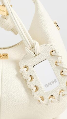 Ganni Women's Mini Grained Hobo Bag in Saudi Arabia