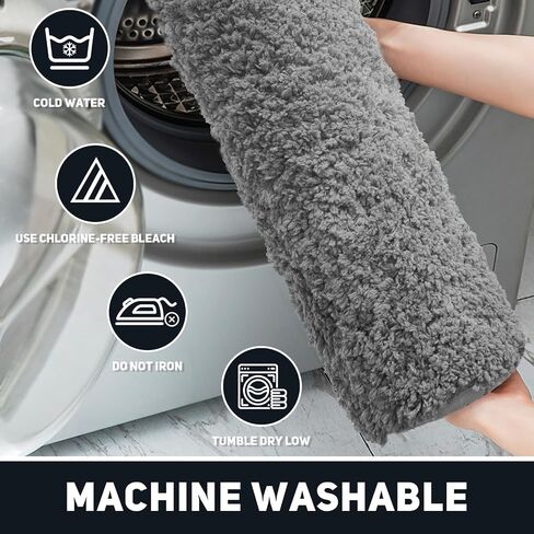 Ultra Soft Microfiber Bathroom Rug Set 3 Pieces - Non Slip Quick Dry Bath Mats for Bathroom Floor, Absorbent Shower Rugs with 20x32"/17x24"/20x24", Machine Washable Bath Rugs for Tub, Shower, Vanity in Saudi Arabia