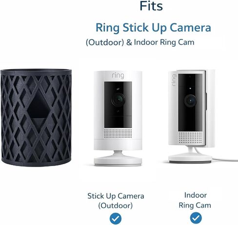 Disguise Camera Vase Compatible with Ring Outdoor Cam (Stick Up Cam) & Indoor Cam (1080p Edition) – Artificial Flower Included in Saudi Arabia