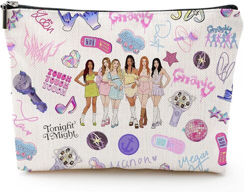 Cats Eye International Girl Group Makeup Bag for Katseye Girl Birthday Decorations Gifts Merch Cosmetic Bags Pencil Case in Saudi Arabia