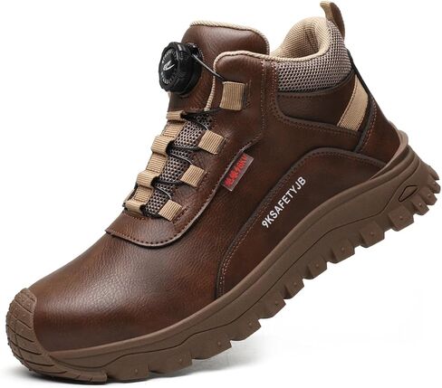 Steel Toe Safety Work Waterproof Slip Boots for Men and Women | Lightweight,Kevlar puncture resistant,6KV electrical insulated,breathable,industrial construction,work sneaker, rubber sole in Saudi Arabia