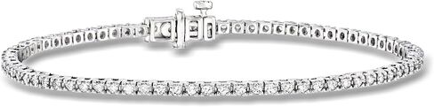 Ross-Simons 1.00 ct. t.w. Lab-Grown Diamond Tennis Bracelet in Sterling Silver in Kuwait