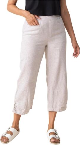 Habitat Women's Pleat Button Capri - 41576 in Saudi Arabia