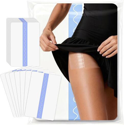 Thigh Lift Tape for Loose Skin - Waterproof & Invisible Skin Firming & Lifting Patches for Legs Stomach Arm, Breathable Inner Thigh Anti Chafing Friction Patch Body Tape for Women - 30 Pcs in Saudi Arabia