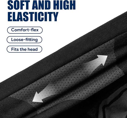 Motorcycle Balaclava Ski Mask All Season Windproof Breathable Face Vents Black in Kuwait